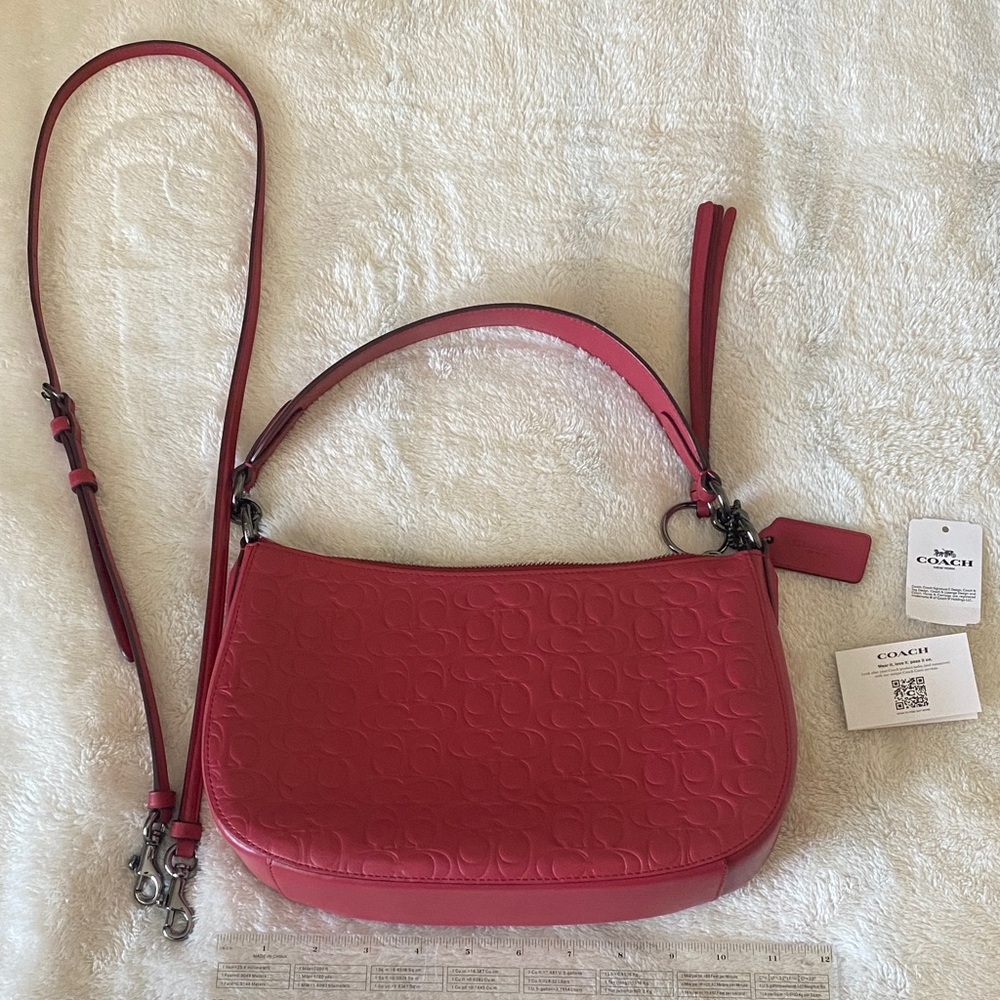 Coach Red Satchel